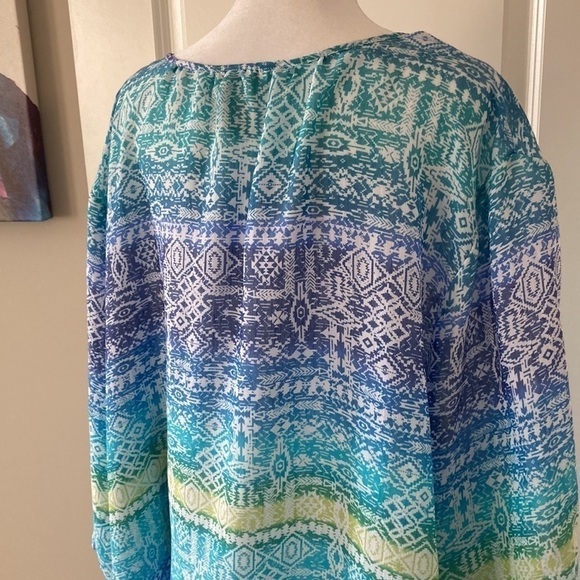 Catherines 2X shirt blue lightweight - Picture 9 of 11